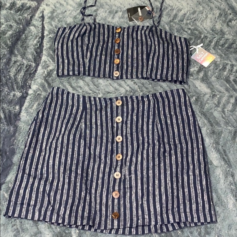 Brand new 2pc skirt and top outfit